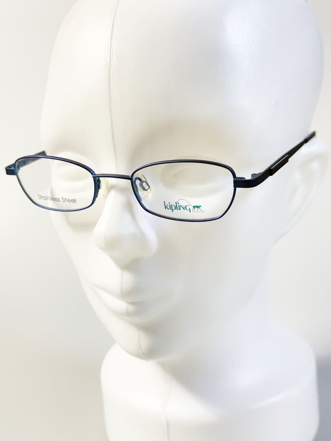 KIPLING 슬림 스퀘어 블루 메탈 프레임 빈티지 안경 상품이미지8