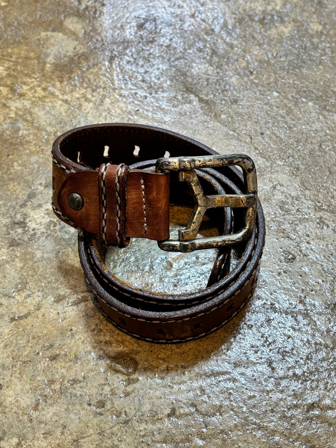 빈티지 가죽 벨트 상품이미지1