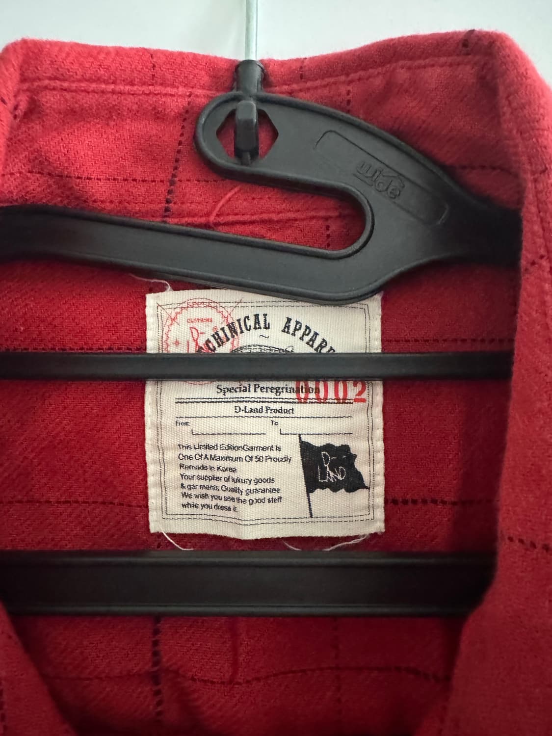 빨간색 셔츠 상품이미지3