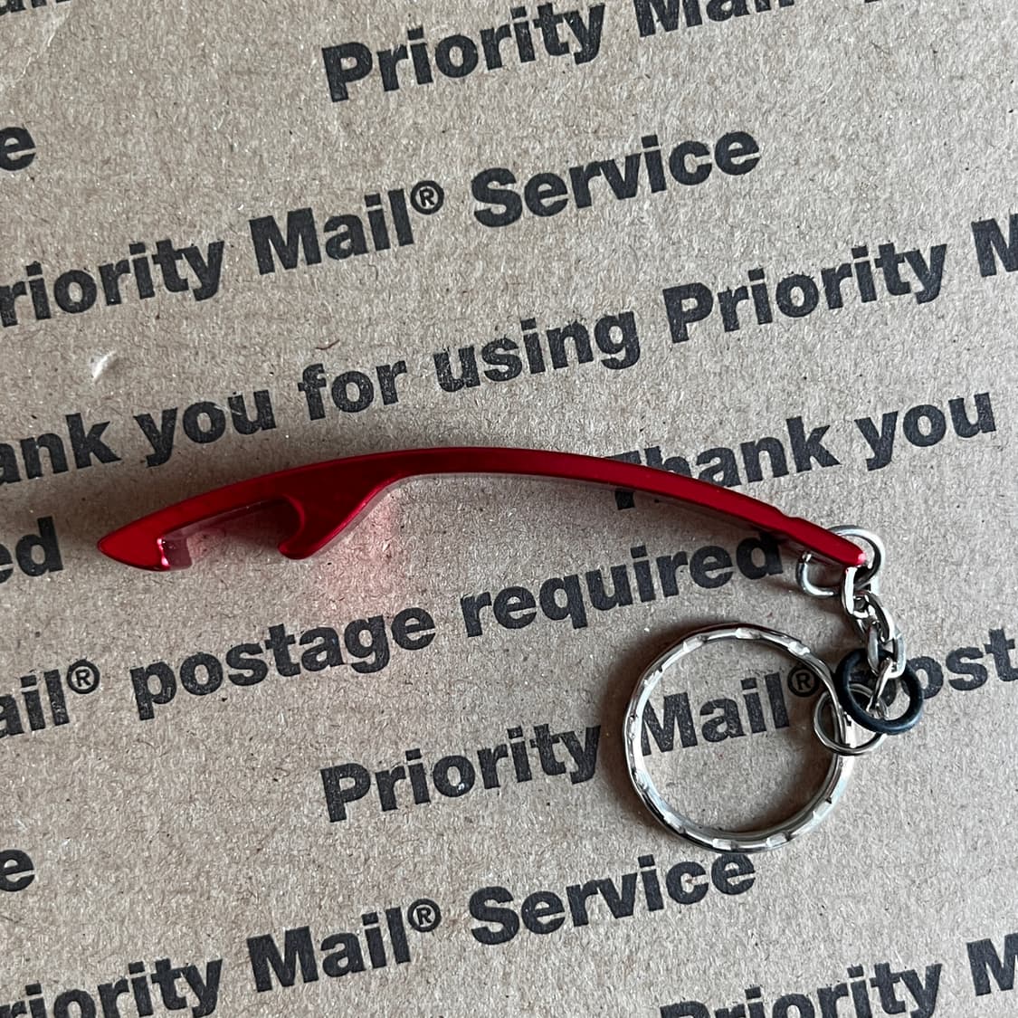 90s vtg Red Bottle Opener Keyring 상품이미지1