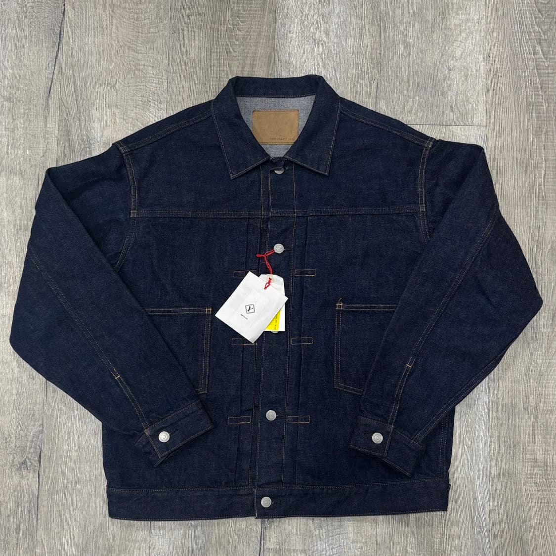 [42] 오디너리피츠 타입2 데님 자켓 원워시 상품이미지2