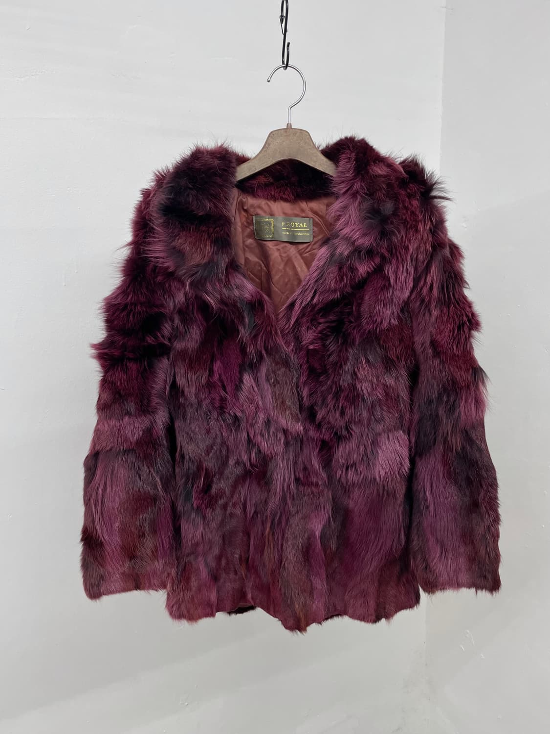 사가폭스 버건디 폭스 퍼자켓 상품이미지1