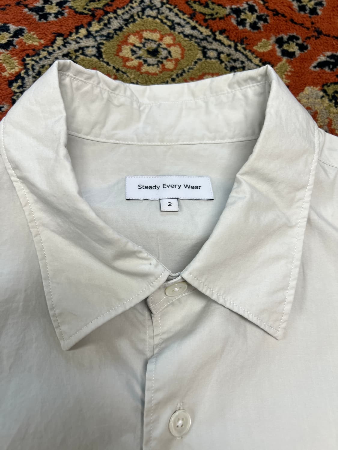 [2] 스테디에브리웨어 릴렉스드 그레이 셔츠 상품이미지2