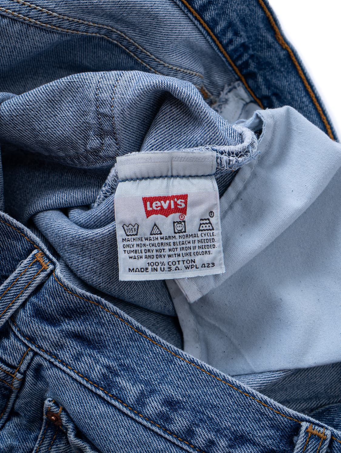90s Levi's 501 Washed Denim Pants 상품이미지5