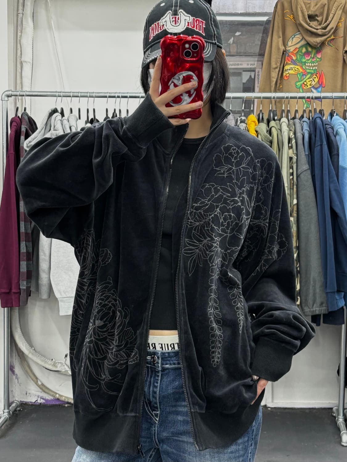 카라쿠리 타마시 오리엔탈 벨벳 자켓 상품이미지2