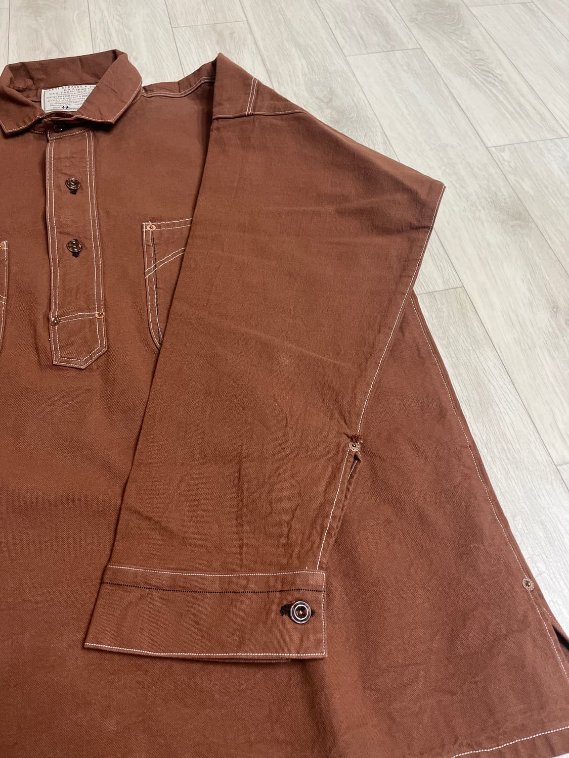 리바이스빈티지클로딩 LVC1870s 덕 클로즈드 프론트 점퍼 L 42 상품이미지5