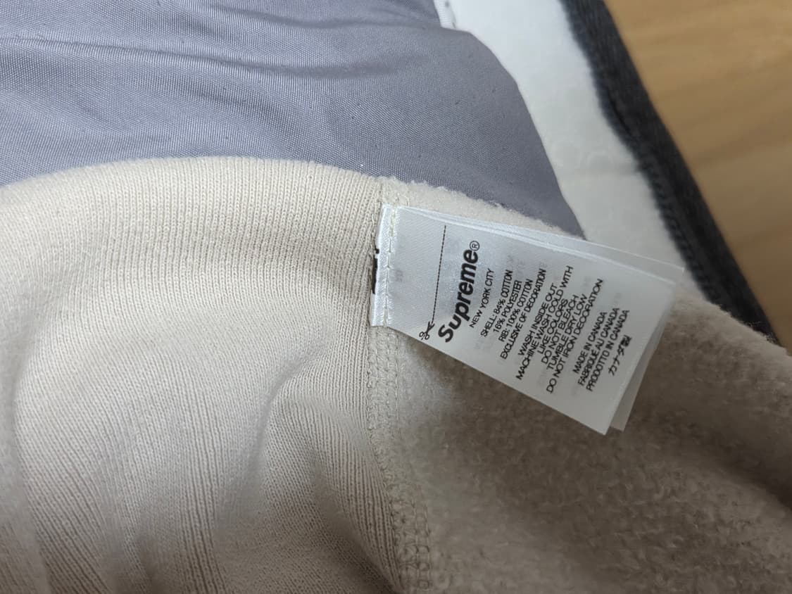 슈프림 24fw 박스로고 후드 [스톤/XL] 상품이미지5