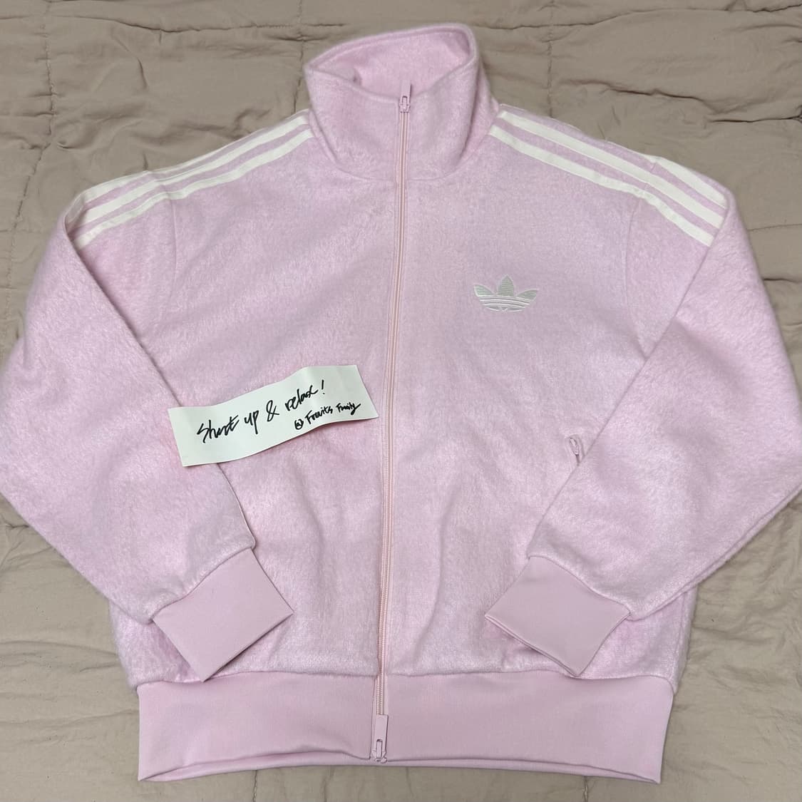 아디다스 오리지널 모헤어 파이어버드 핑크 져지 사이즈 M 상품이미지2