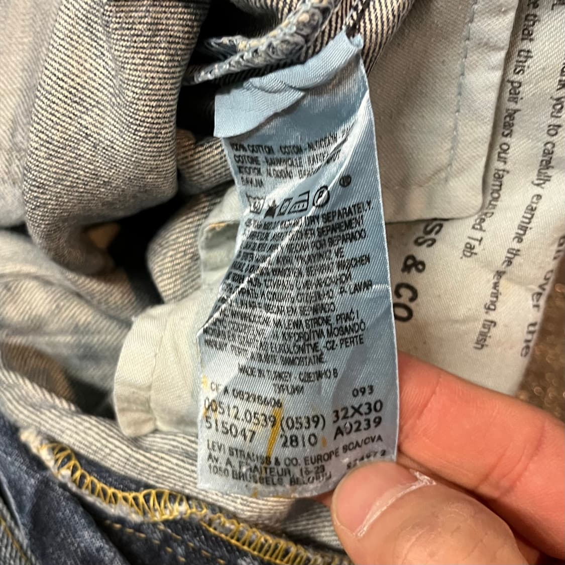 00s 리바이스512 슬림 부츠컷 (32“) 상품이미지5