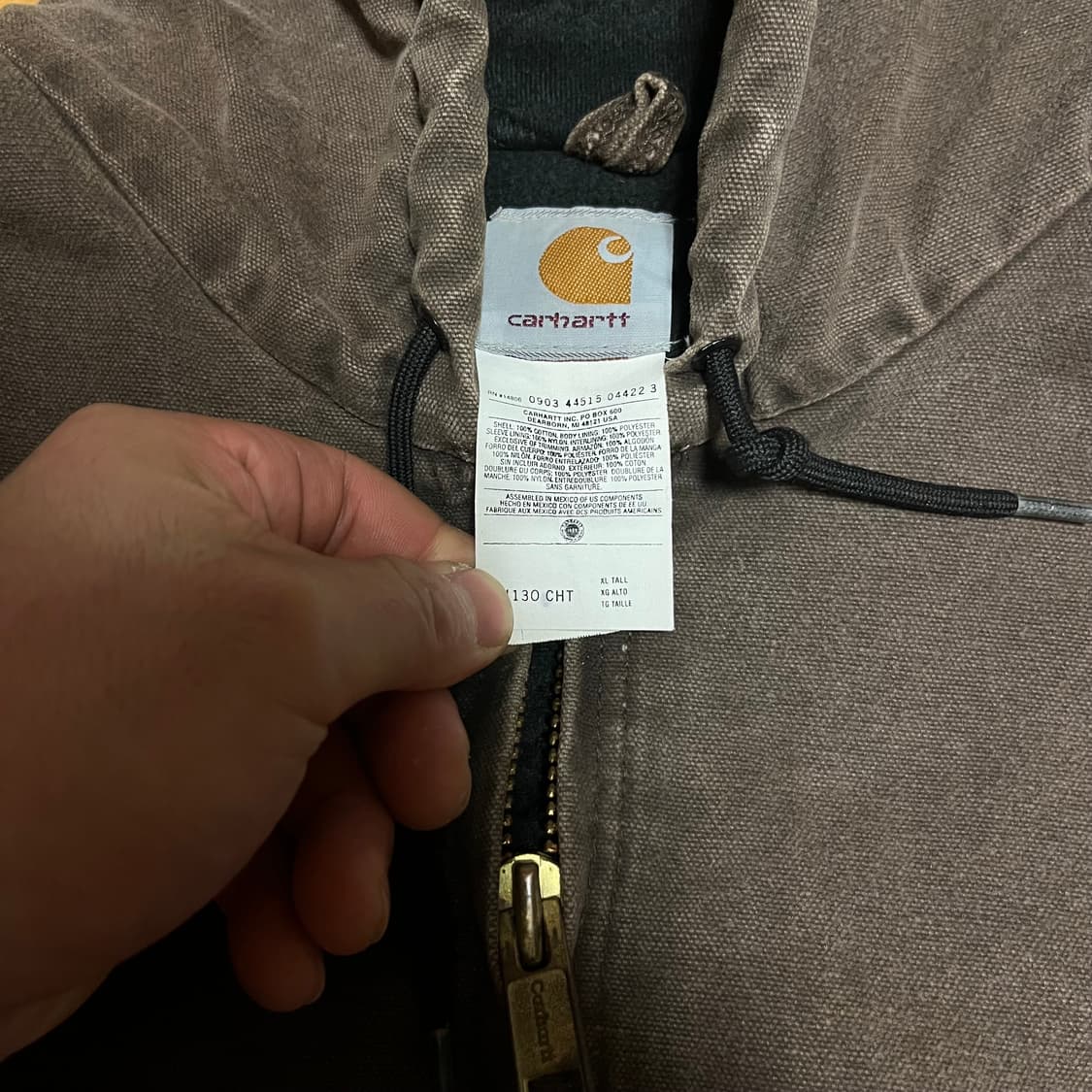 [XL] 00s 빈티지 칼하트 액티브 J130 CHT 상품이미지3