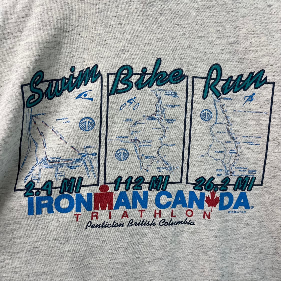 [L] CANADA 길단 해밀턴 90s 빈티지 그래픽 반팔 티셔츠 상품이미지4