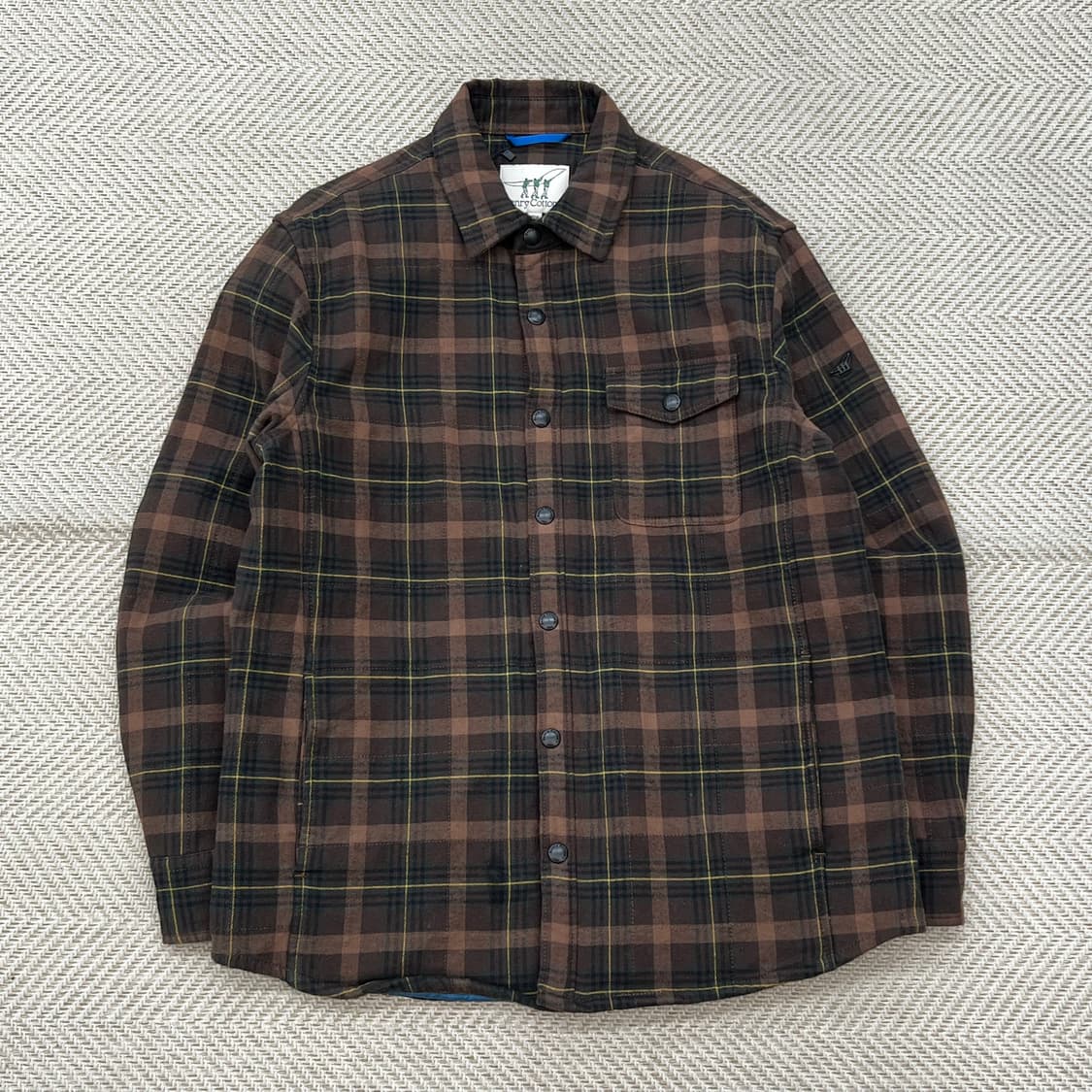 헨리코튼 체크 헤비셔츠 r3014 상품이미지1