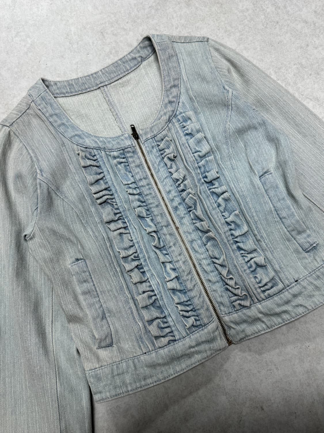 리즈리사 갸루 코르셋 데님자켓  상품이미지4