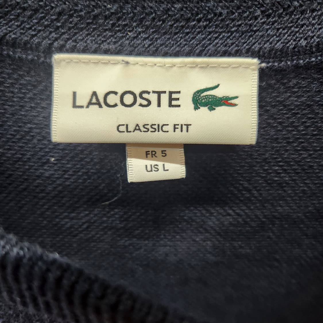 라코스테 로고 코튼 니트 5(2XL) 상품이미지5