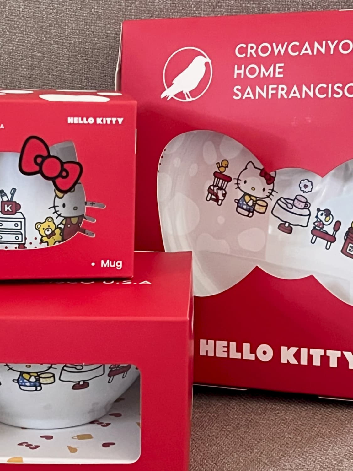 크로우캐년 헬로키티 레드 세트 상품이미지1