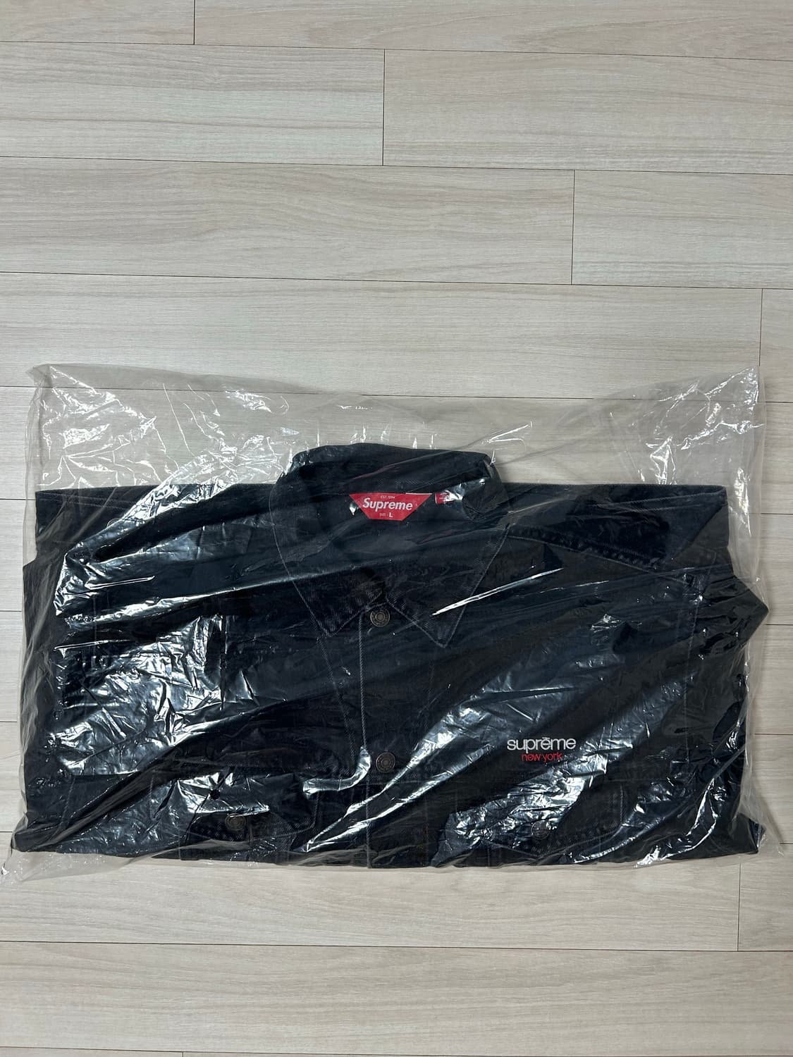 (L) 슈프림 자가드 데님 트러커 자켓-26ss 상품이미지8