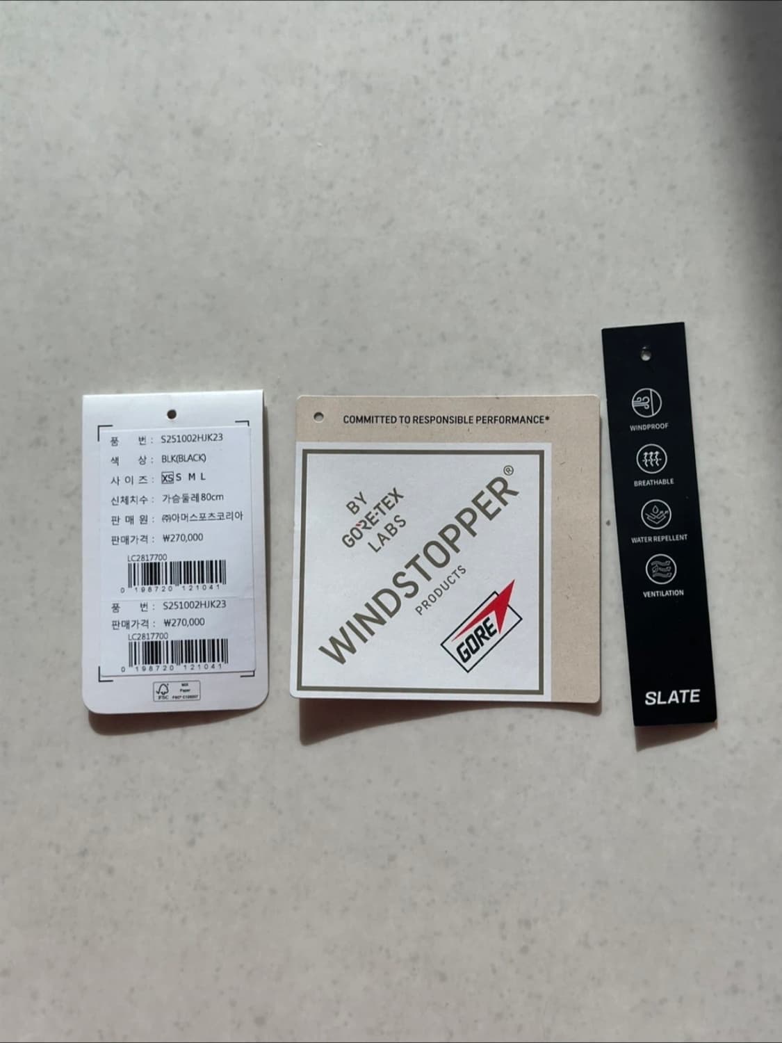 살로몬 슬레이트 고어텍스 윈드스토퍼 크롭 자켓 상품이미지7