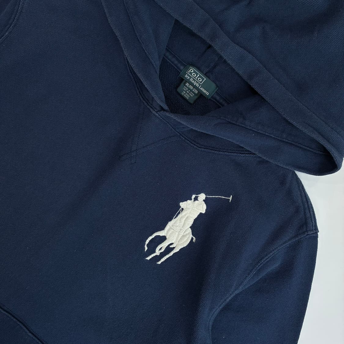 Polo  폴로 랄프로렌 빅포니 코튼 네이비 후드티  상품이미지3