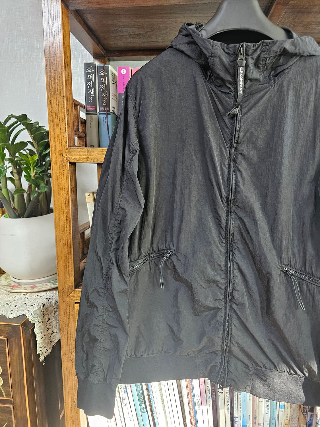 새거급!!ma1 스타일 후드 씨피 cp컴퍼니 나일론 자켓 팔아요 상품이미지4