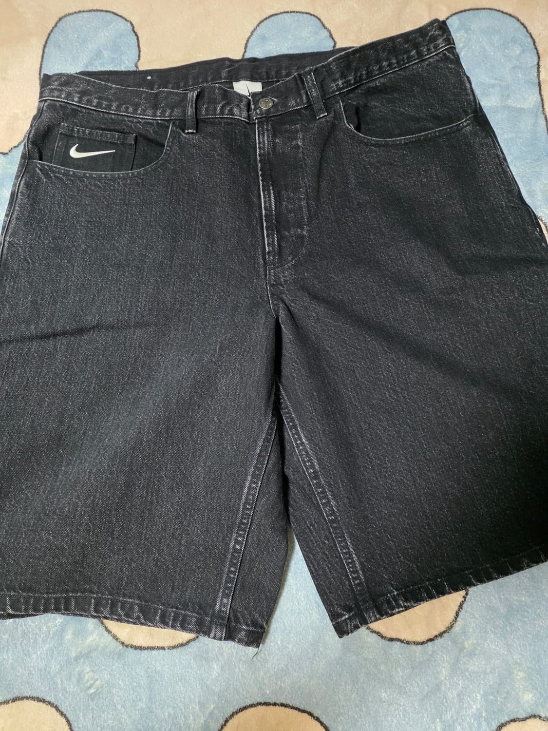 나이키 슈프림 데님 쇼츠  블랙 36 상품이미지4
