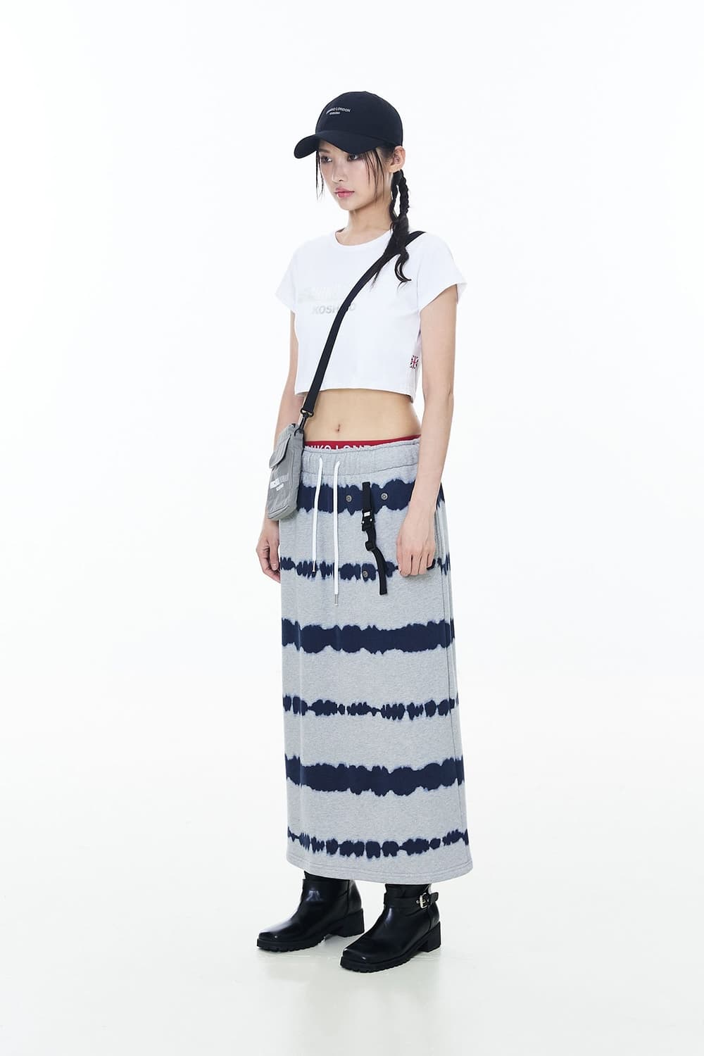 미치코 런던 타이다이 트레이닝 벨트 포인트 스커트 무신사 빈티지  상품이미지1