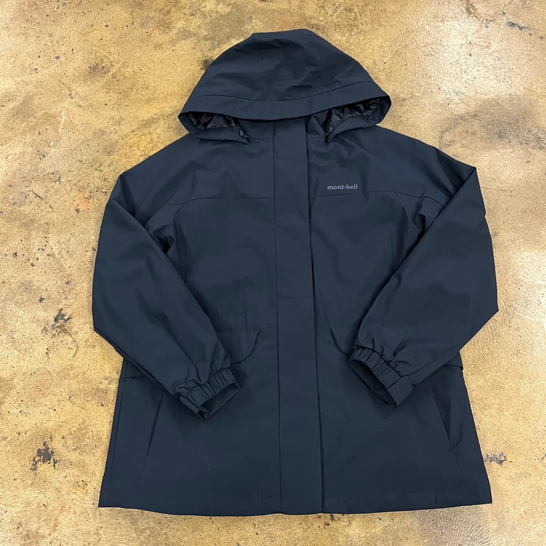 [정품/95] 몽벨 후드 바람막이 블랙 b17 상품이미지2