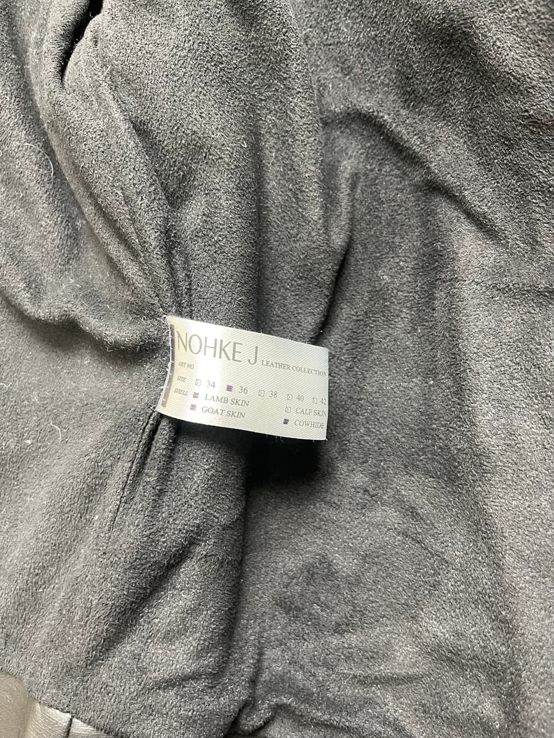 [36] NOHKE J 양가죽자켓 -라이더자켓 상품이미지8