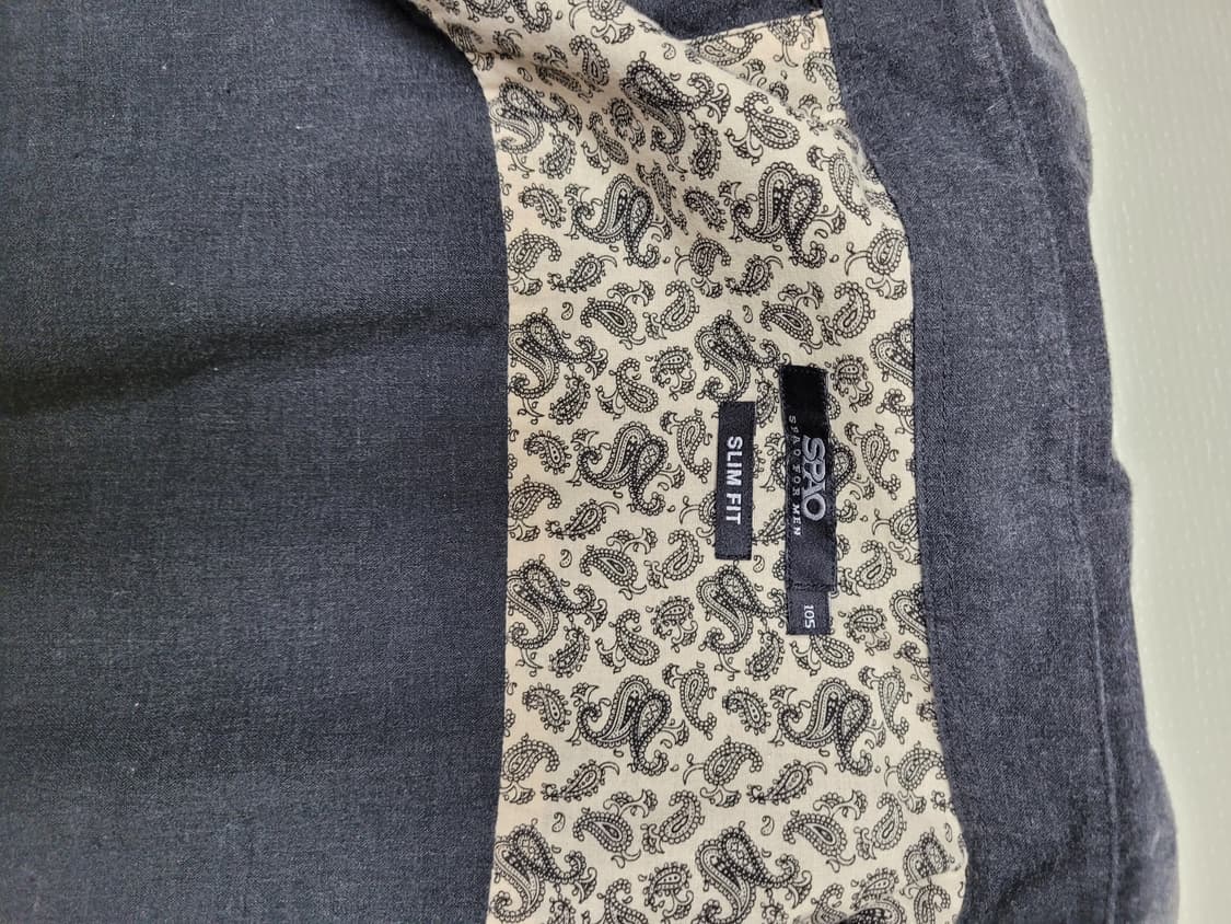 스파오포맨 SPAO for men 드레스 셔츠 105 블랙 상품이미지9