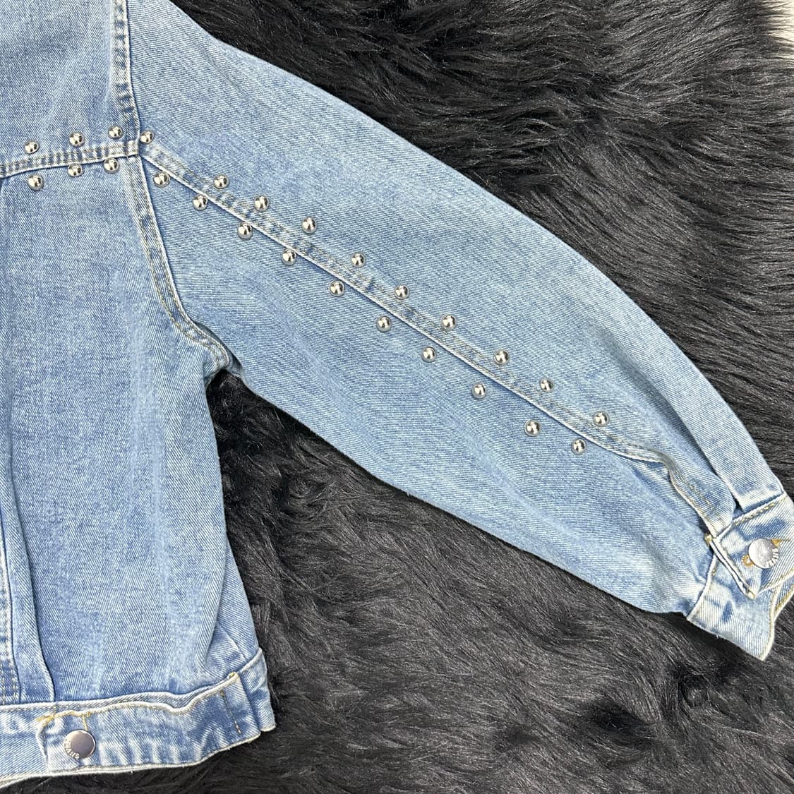 🎸스터드 디테일 중청 데님자켓🎸 상품이미지4
