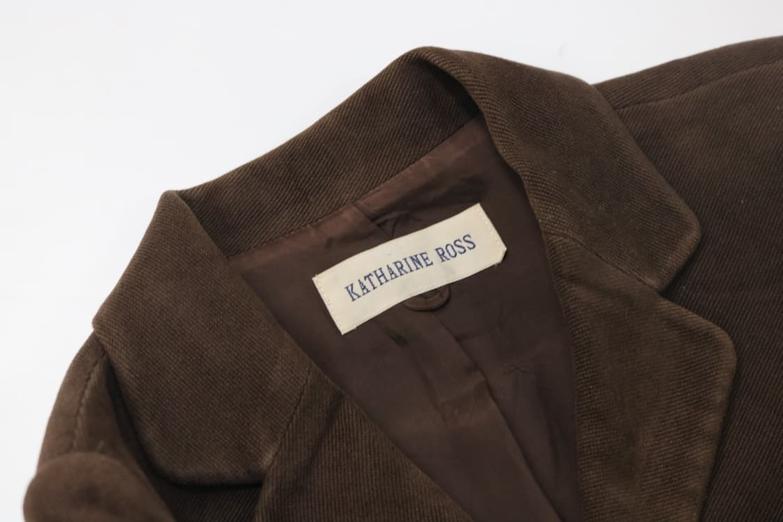 캐서린 로스 KATHARINE ROSS 빈티지 브라운 코듀로이 자켓 상품이미지6