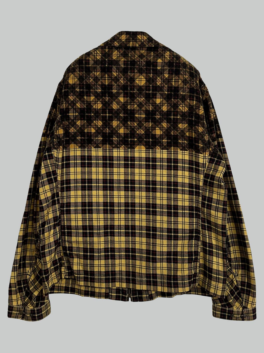 이세이 미야케 체크 집업 카고 자켓 상품이미지3