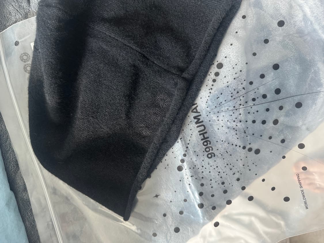 999휴머니티 비니 블랙 새상품 상품이미지1