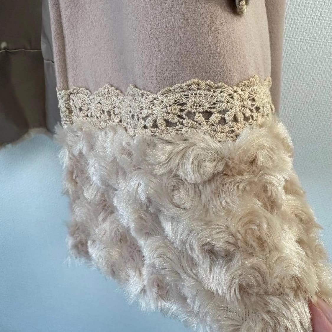 대장급) 엑시즈팜 뮤트핑크 히메갸루 리떼갸루 코트 짜잔씨 일본빈티지 상품이미지6