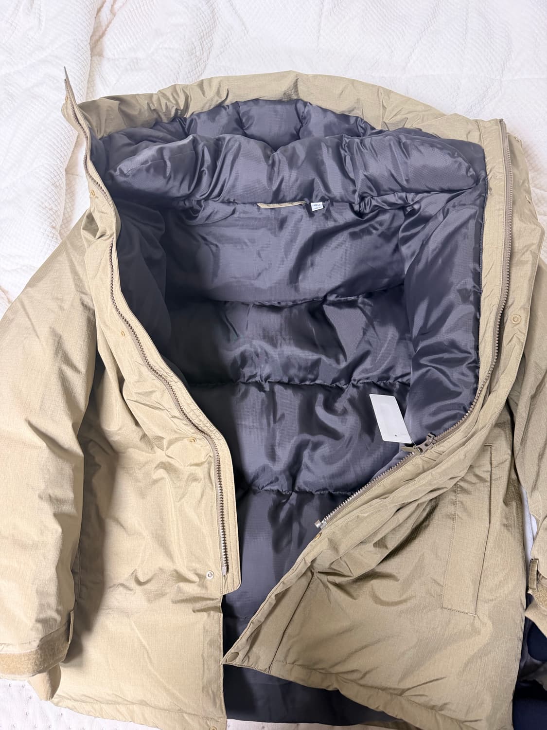 GU 웜 패딩 코트 N3B 스타일 라지사이즈 상품이미지2