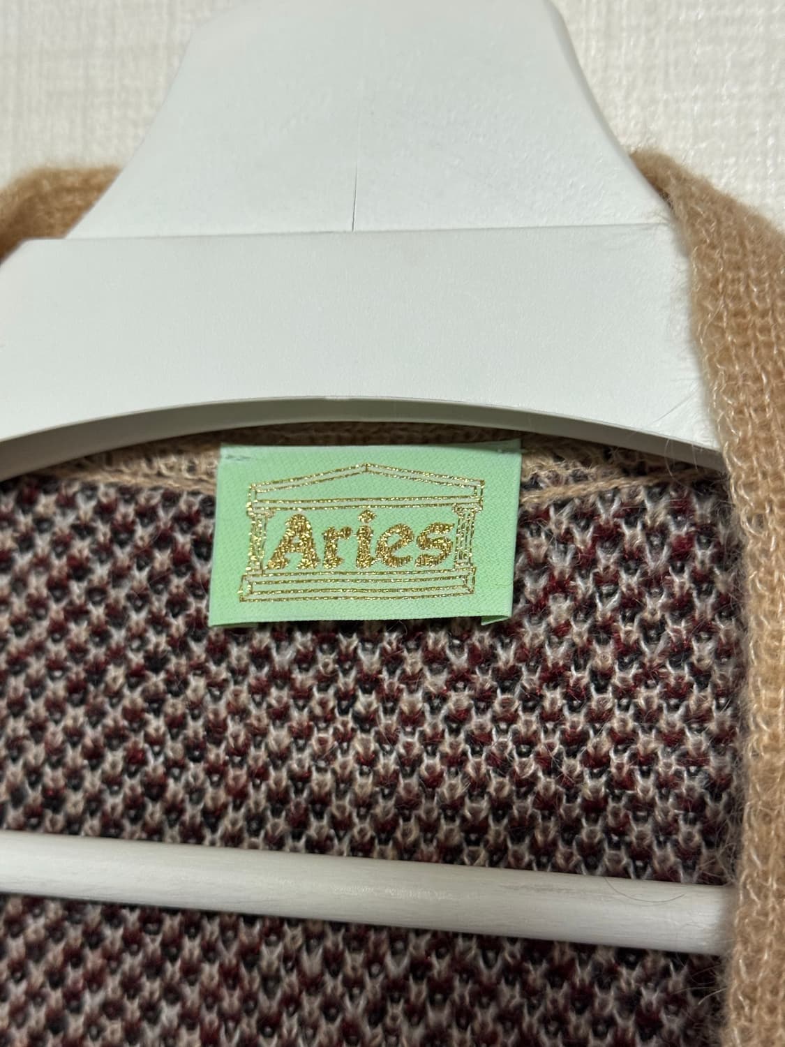 ARIES 에리즈 체크 가디건 L 루즈핏 상품이미지3