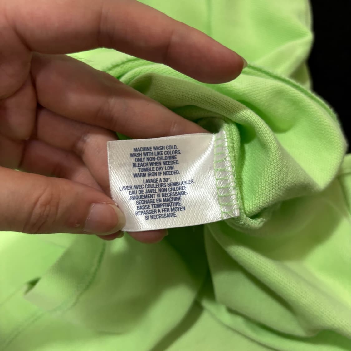 XL 18-20 폴로 랄프로렌 라임 PK 반팔 카라티 상품이미지5