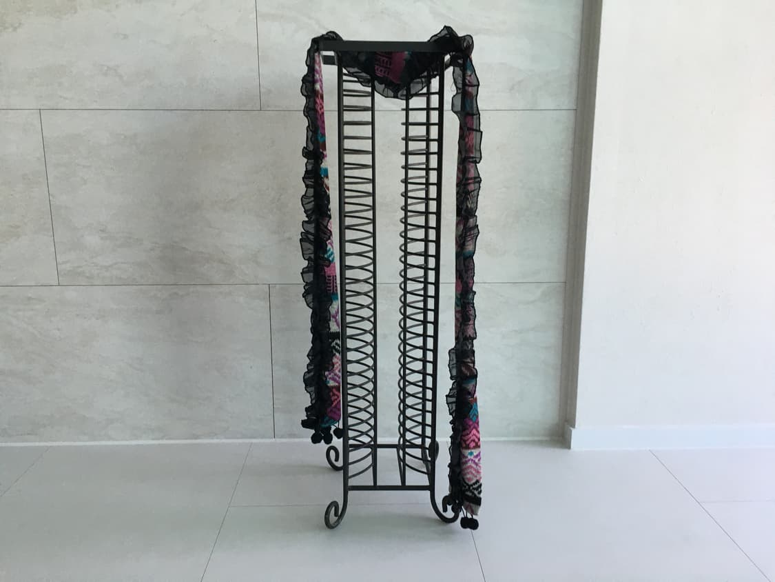 ethnic knit ruffle scarf 상품이미지3