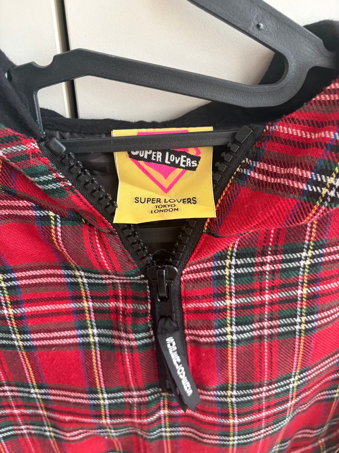 타탄체크 후드 탑 상품이미지3