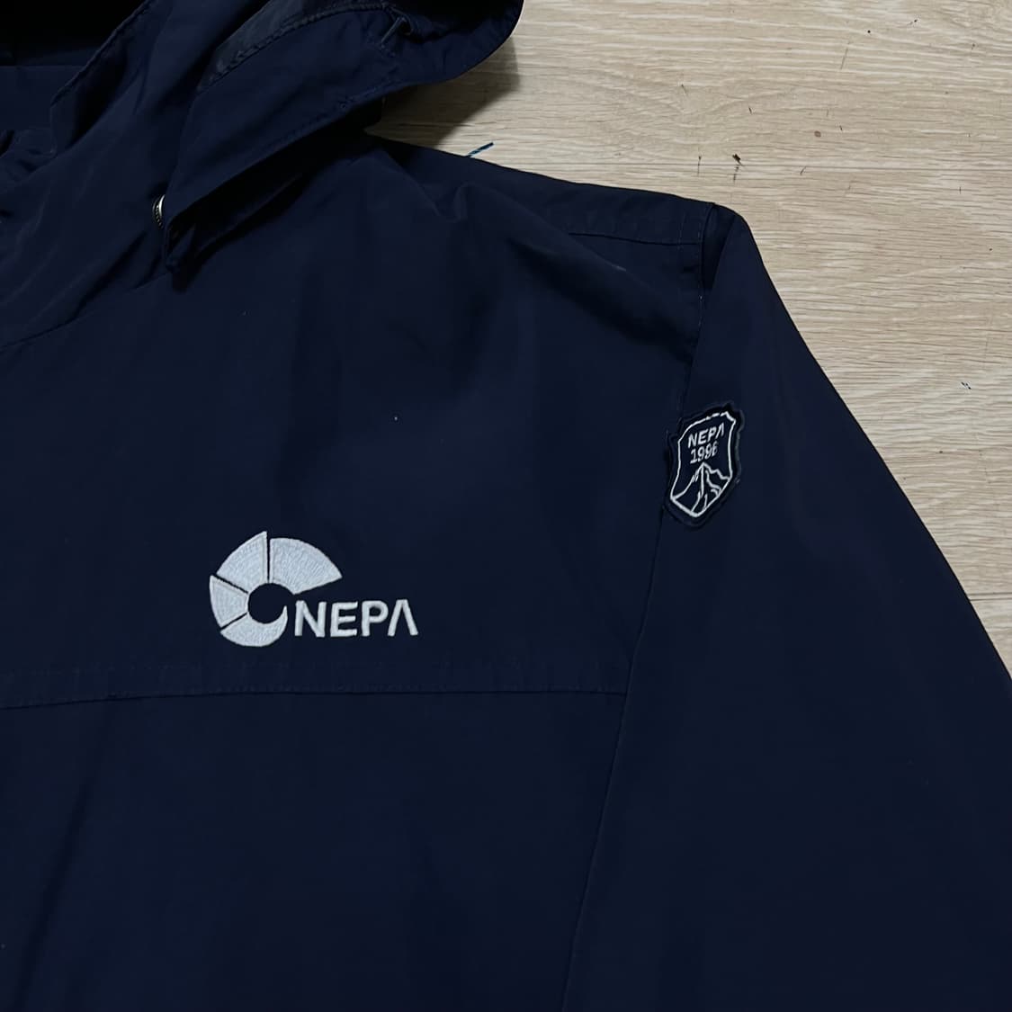 네파 에볼루션 1996 후드 바람막이 점퍼 [네이비] L/100 상품이미지4
