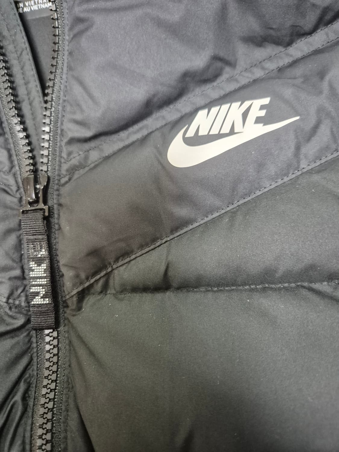 정품 나이키 키즈 패딩 조끼 성인44정도 상품이미지3