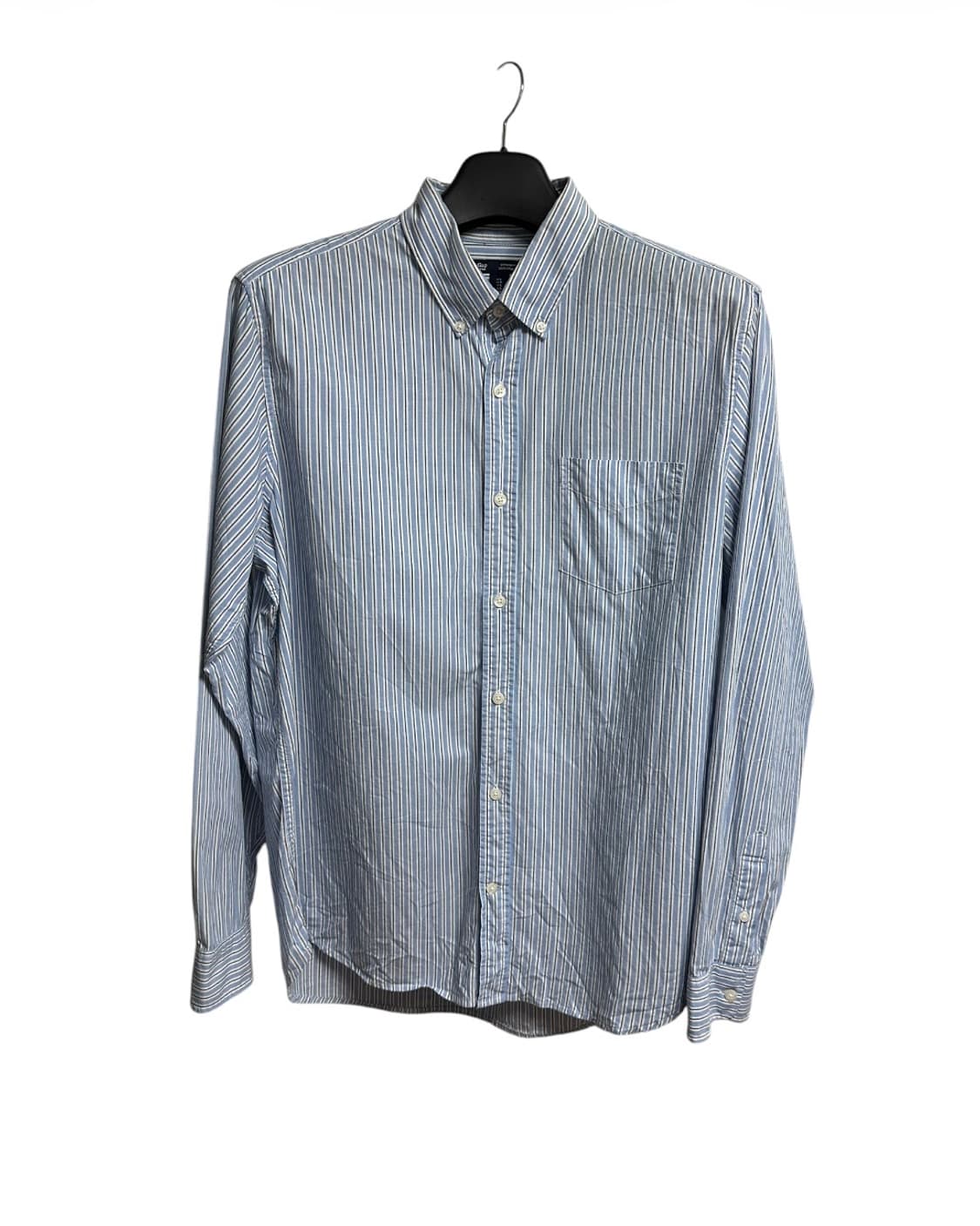 갭(Gap) 남성 스탠다드핏 스트라이프 셔츠 L size 상품이미지1