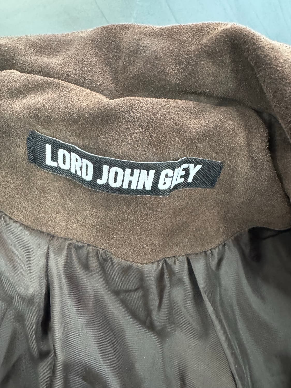 로드존그레이 스웨이드 자켓 상품이미지4