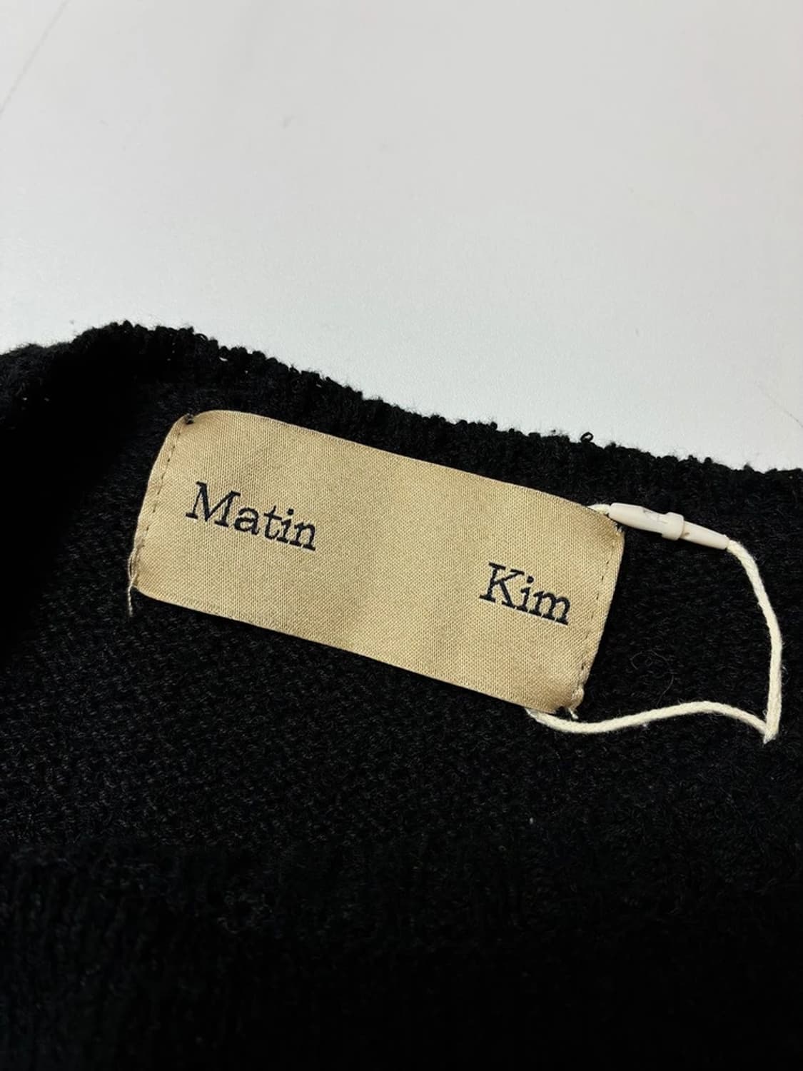 마뗑킴 22ss 슬림핏 니트 반팔 PN8326 상품이미지6