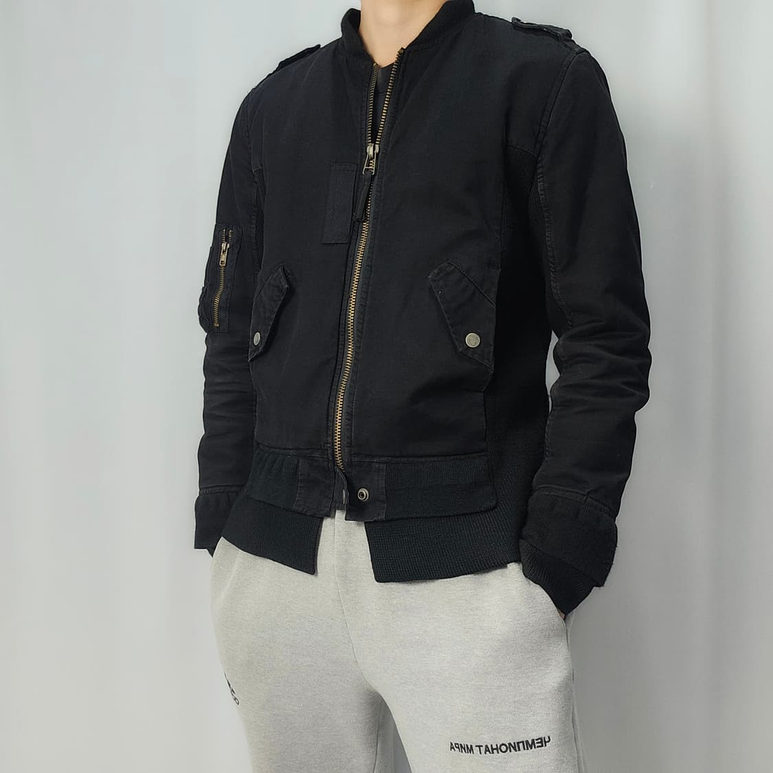 미하라야스히로 블루종 블랙 상품이미지1