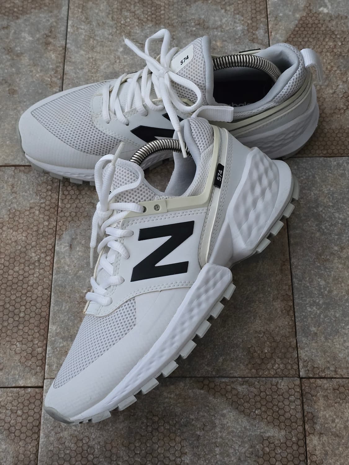 (230)뉴발란스 574 스포츠 화이트  상품이미지3