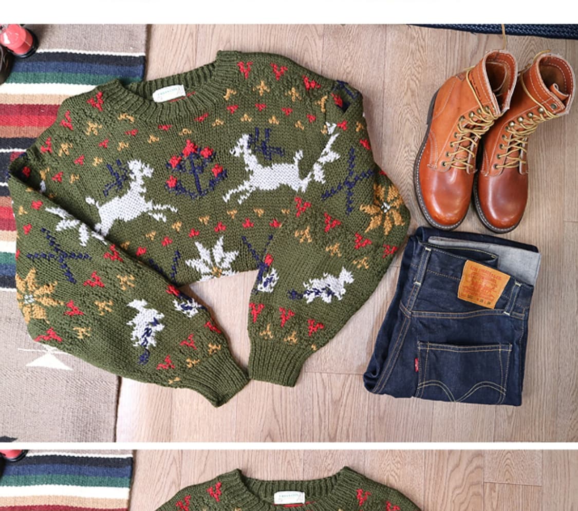 일본판 핸드메이드 울100% 빈티지 스웨터

굿 컨디션  상품이미지1