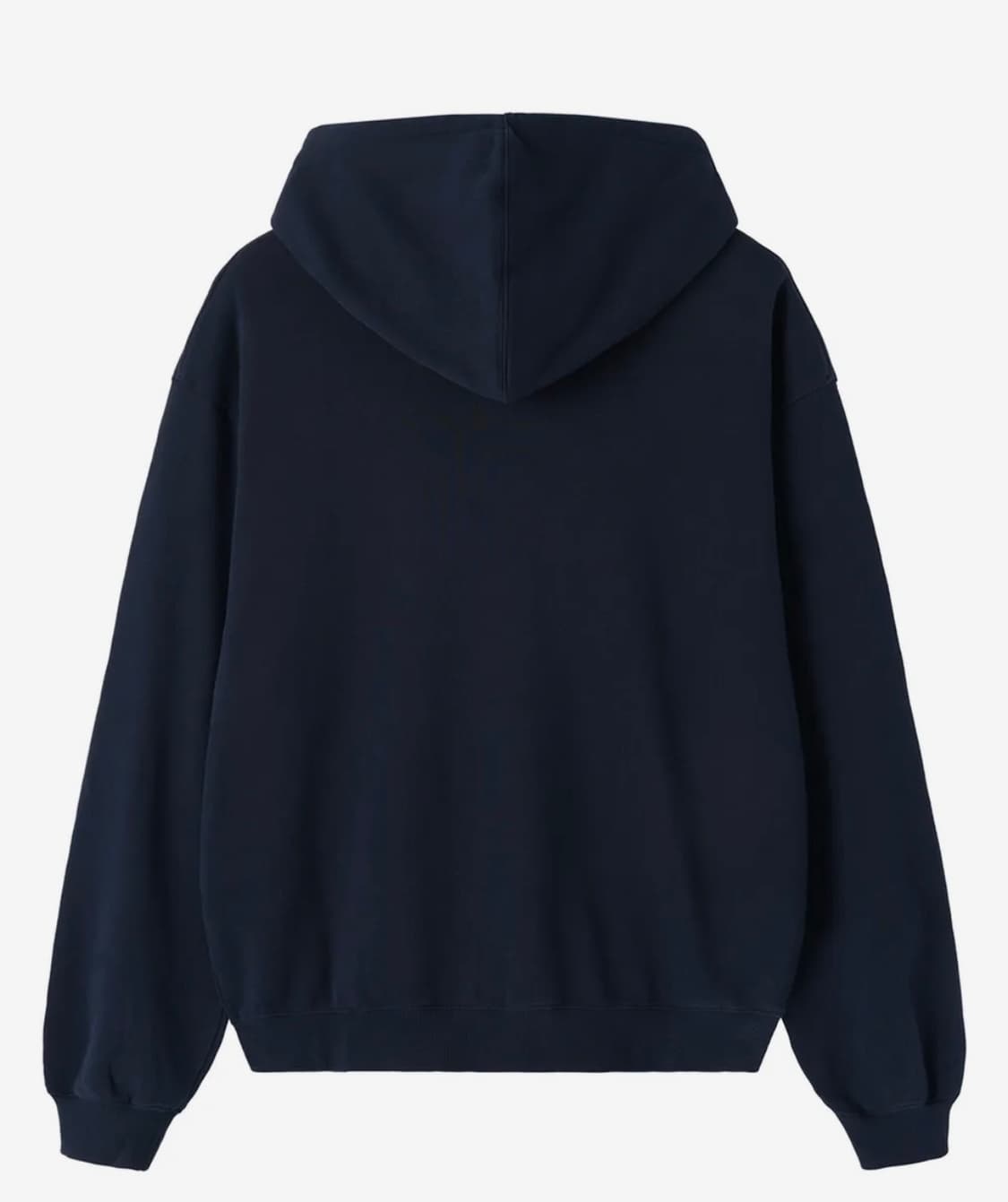 오와이 로고패치 후드집업 네이비 상품이미지2