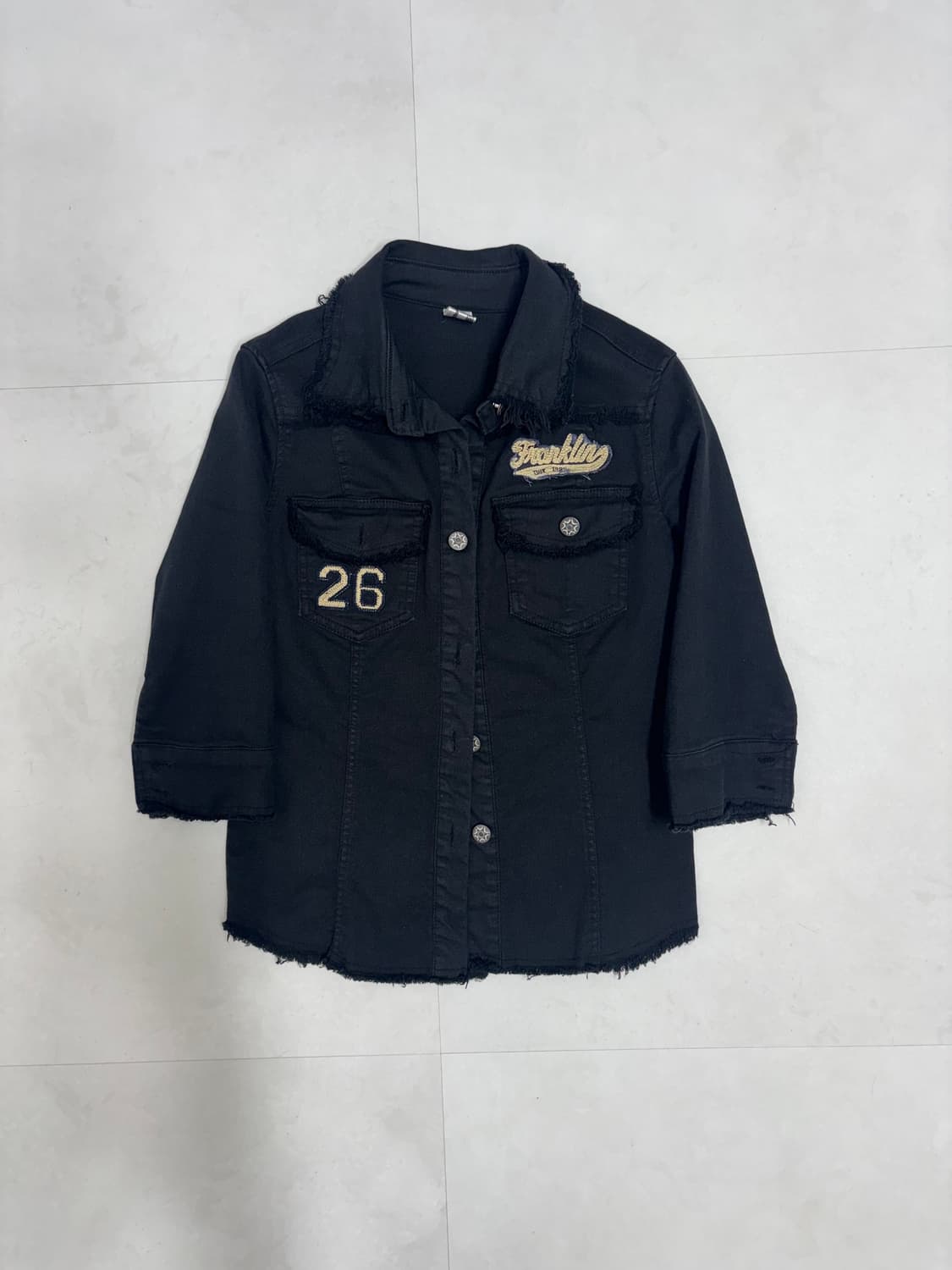 LETTERING 3/4 SLEEVE SHIRT 상품이미지8