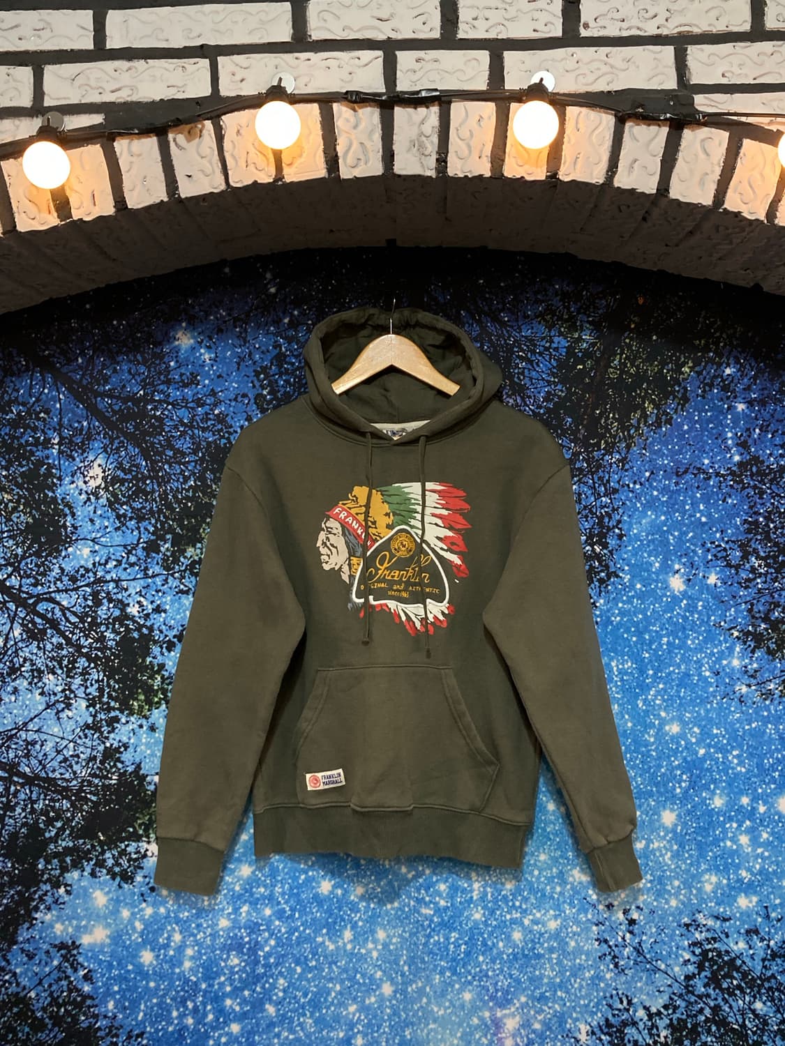 ⚜️빈티지 프랭클 인디언 그래픽 후드티 상품이미지1