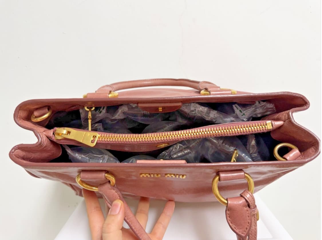 [정품] 미우미우 비텔로 샤인 투웨이백  상품이미지5